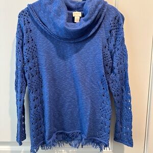 Chico's Blue Knit Sweater